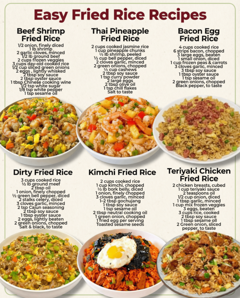 Easy Fried Rice Recipes: 6 Delicious Homemade Fried Rice Dishes You’ll ...